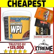 INTERNATIONAL PROTEIN AMINO CHARGED WPI 3kg BANANA // WHEY PROTEIN ISOLATE &&
