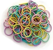 JOYAUS [300 Pieces ] Candy Colors Mini Hairbands Girl Baby's Elastic Hair Ties Tiny Toddler Rubber Bands for Baby Kids
