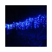 200 LED Icicle Christmas Rope Light & Memory BLUE