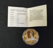 2017 American Mint Princess Diana Proof Coin with Swarovski Crystal and COA