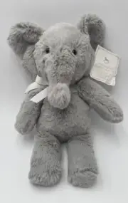 Pottery Barn Baby Gray Elephant Plush 11” NWT
