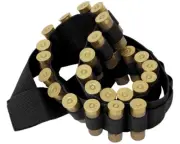 NEW Rothco Shotgun Shell Bandolier - Black
