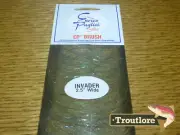 EP INVADER BRUSH 2.5 INCH BROWN OLIVE ENRICO PUGLISI - NEW DUBBING TROUTLORE