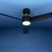 Devanti 52'' Ceiling Fan DC Motor with Light and Remote - Black