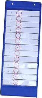 BCOATH Transparent Timetable for Students Classroom Schedule Organizer for Independent Learning and Planning Blue Design for Teachers
