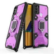 Samsung Galaxy M30 SPhone Case With Ring Holder Kickstand - Purple