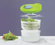 Salad Spinner Vegetable Lettuce Washer Dryer Bow – Crisp, Dry Greens in Seconds!