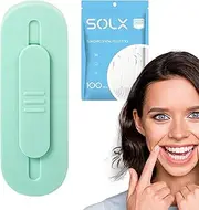 Travel Floss Picks Case | Travel Floss Professional Dispenser Automatic - Two-way Floss Holder Reusable, 110 Floss Picks For Home Travel, Cleaning Teeth