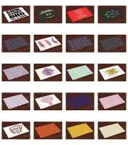 Ambesonne Fabric Place Mats Set of 4 pcs Placemats Dining Room Kitchen Table