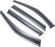 Compatible for Lincoln Mkc 2017 2018 2019 Car Side Windows Wind Deflectors Windshield Tinted Sun Visors Accessories 4PCS