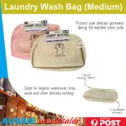2xLaundry Wash Bag (Medium) Bags Mesh Lingerie Delicate Clothes Wash Bags