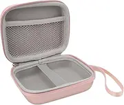 Protective Hard Case for Instax Mini EVO Link Liplay, Camera Carrying Bag Holder with Inner Storage Pocket, Travel Protective Carrying Storage Bag, Gifts (Blush Gold)