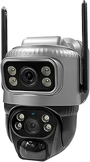 Dual Lens 4G Camera Solar PIR Human Detection Night Vision Waterproof Security Video IP Camara 8MP 4K Battery CCTV Monitor(4G Cam No Card)