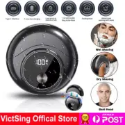 Dual Rotary Head Cordless Electric Shaver Razor Men's Facial Pop-Up Trimmer USB