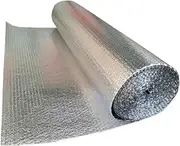 Gvblkq Insulation Roll, Thermal Foil, Aluminum Bubble Insulation Panel Board Barrier for House Garages Attics Plumbing Window