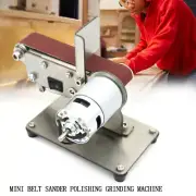 Mini Electric Belt Sander Bench Grinder Polishing Grinding Machine Power Tool