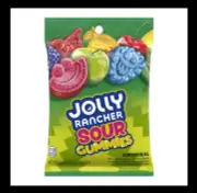 JOLLY RANCHER Gummies Sours Assorted Fruit Flavored Sour Candy - 1 Bag - 6.5 oz