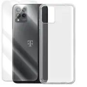 Shockproof Clear 9H+ Screen Protector TPU Case for T-Mobile Revvl 6 Pro 5G Phone