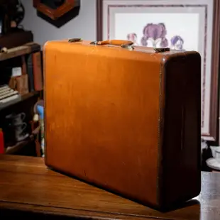 美國古董手提箱samsonite  1950's 復古行李箱 老行李箱 舊手提箱 皮製行李箱 旅行提箱 vintage