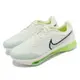 Nike 高爾夫球鞋 Air ZM Infinity Tour Next% 男女鞋 寬楦 白 綠 氣墊 鞋釘 DM8446-131