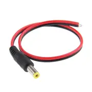 100Pcs 5.5 X 2.1Mm Dc Power Male Barrel Connector Adaptor For Led Light Controller Length: 30Cm