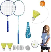 Badminton Training Device,Rebound Shuttlecock Badminton Trainer Kit - Practice Training Aid, Fitness Accessories, Sports Equipment for Kids