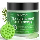 Scalp Scrub, Tea Tree Scalp Exfoliator Scrub Shampoo, 2-In-1 Scalp Treatment wit
