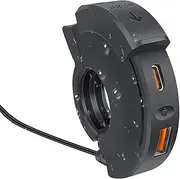 Motorbike USB Power Supply - USB Charging Port for Motorcycles, 30W Compact Motorbike Phone Charger | QC3.0 Quick Charging, Motorcycle Mobile Device Charger, ATV USB Socket for Scooters