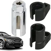 Nuyhgtr Oxygen Sensor Removal Tool, 2 Sensor Socket, Sensor Removal Set, 3-Piece Oxygen Sensor Tool, Oxygen Sensor Removal Kit, 2 Sensor Wrench, Efficient Sensor Removal Tool