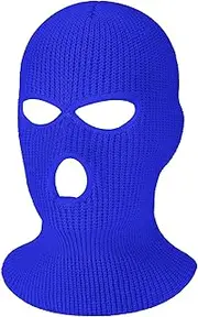 Geyoga 3 Hole Winter Knitted Mask Full Face Cover Ski Mask Warm Balaclava Face Mask for Outdoor Sports