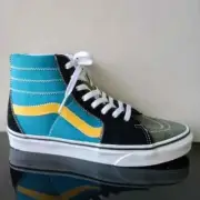 Vans Men's Sk8-Hi Zig Zag High Top Suede / Canvas Sneaker