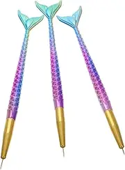 Beaupretty 3pcs Nail Art Liner Brushes Set Fine Detailing Tools for Creative Nail Designs Dual-tipped Dotting Pens Vibrant Colors