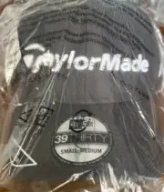 Taylormade New Era 39Thirty Small-Medium Gray Fitted Golf Cap Hat M1 PSI