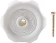 RV Window Latch Knob -Lock Clip, Twist Catch | 1 Inch Shaft Window Vent Turn Knob with 2-1/4 Inch Diameter, Interior Replacement with Screw, Metal Fastener for Slide Panel Assembly