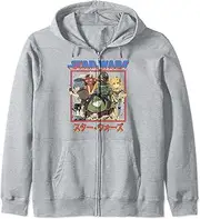 [STAR WARS] Visions Anime Group Poster Zip Hoodie