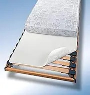Schwar Textilien ® Nubs Mattress Underlay, Slatted Frame Support, Non-Slip (200 x 200 cm)