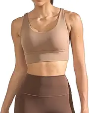 [Slimwears] Women’s Padded Strappy Sports Bra Workout Running Yoga Fitness Comfortable Support