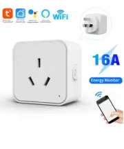 Tuya WiFi 16A Smart Socket Plug Voice APP Control for Alexa Google Home