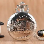 Steampunk Quartz Movement Pocket Watch Lot with Necklace Chain Normal Watches