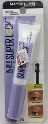 Maybelline Super Lock Brow Glue Eyebrow Gel, Lightweight Brow Gel 000 Clear