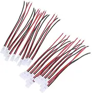 Kisangel 20pcs Silicone Connector Wires for Boat Car Aircraft High Temperature Resistant Male Female Battery Connectors Safe Power Connection