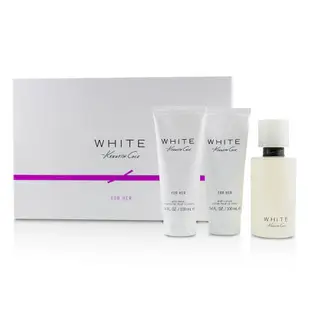 肯尼斯·寇爾 Kenneth Cole - White女香組合:香水100ml+乳液100ml+沐浴露100ml