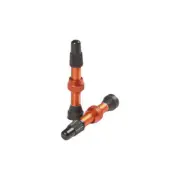 Stan's No Tubes Universal MTB Valve Stem Pair - Orange - 35mm