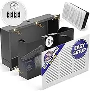 Elder Welder® Hidden Wall Safe with Air Vent Cover | Easy to Install | Combination Lock | Fits Perfectly Between 16" Studs | Hidden Safe for Money | Elevated Choice Over Book Safe or Picture Safe