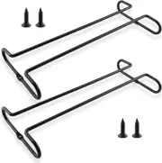Wine Glass Rack 2 Pack Stemware Rack 10.3 Inch Metal Metal Hanging Wine