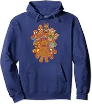 [Marvel] Avengers Gingerbread Cookies Christmas Pullover Hoodie