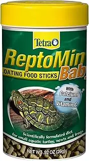 Tetra ReptoMin Floating Food Sticks for Small Aquatic Turtles Newts and Frogs 26g