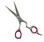 Professional Barber Hair Cutting Scissors 440C - Sharp Japanese Steel Shears 7"