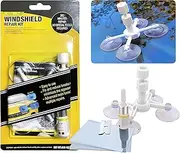 Windshield Repair Kit, Windshield Crack Repair for Chips and Cracks, Glass, Car Windshield Chip Repair Kit Quick Fix for Chips, Cracks, Star Shaped Crack