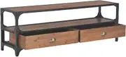 Generic TV Cabinet with 2 Drawers 120x30x40 cm Solid Pine Wood